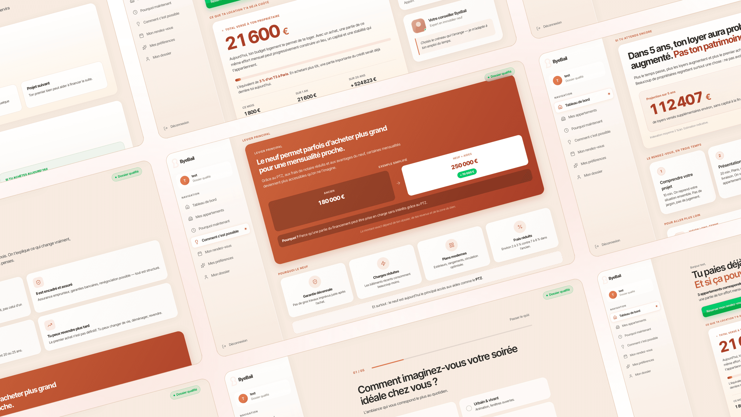 ByeBail — tableau de bord