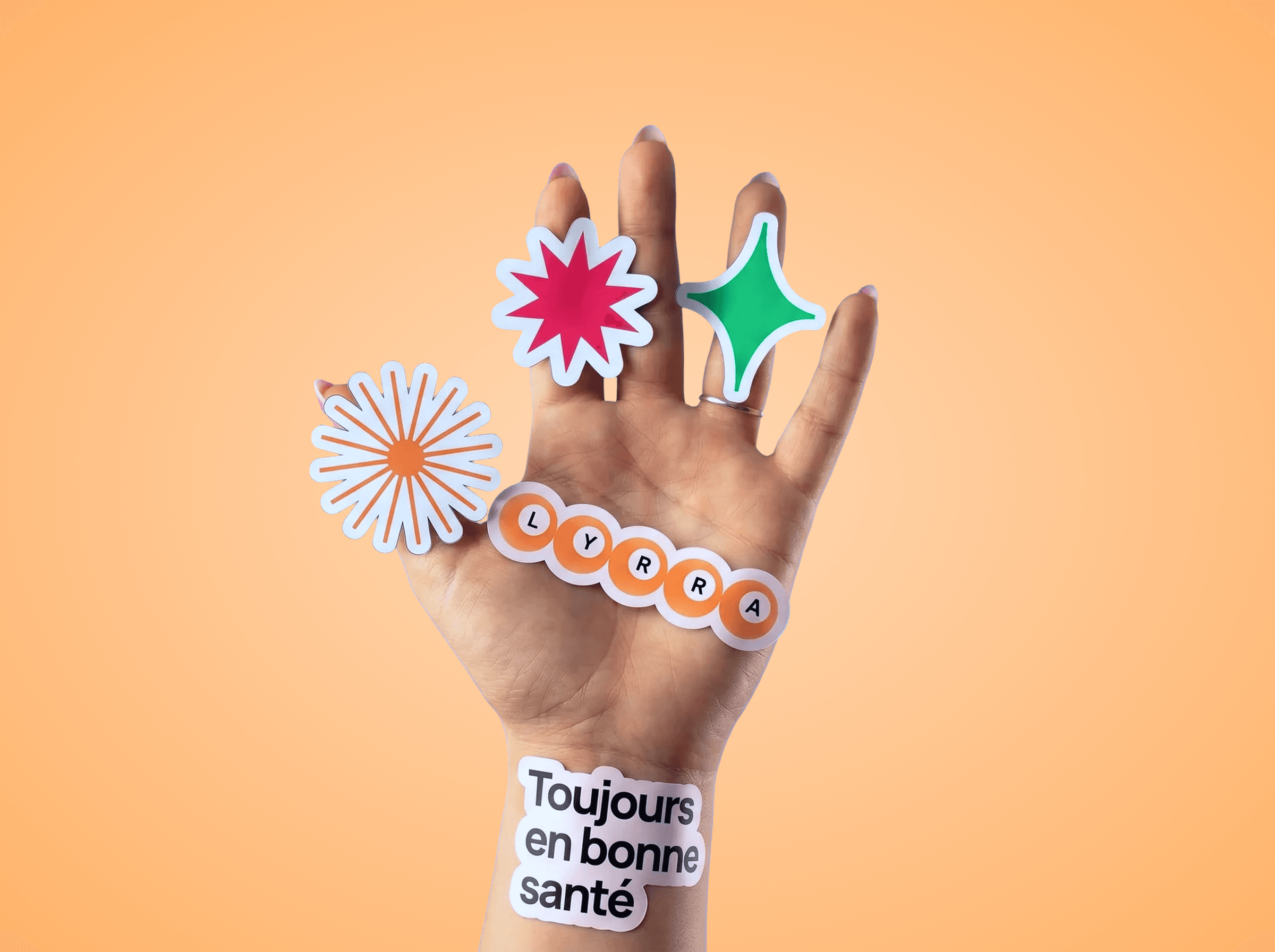 RéPPOP LyRRA — autocollants de la marque