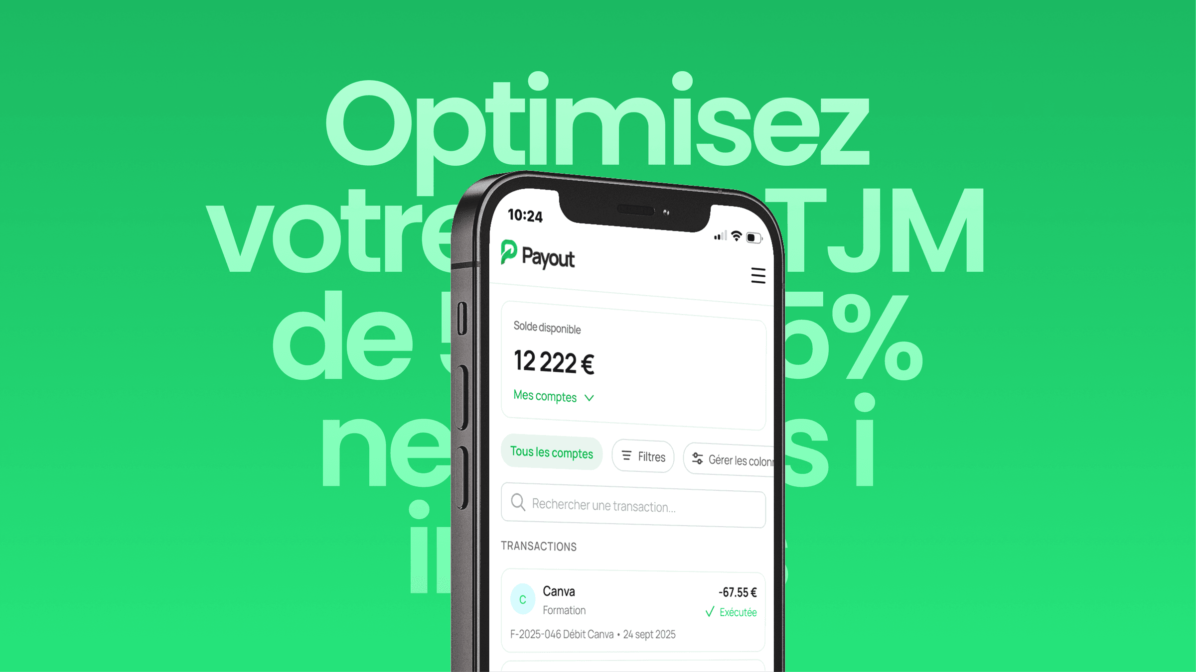 Payout — site web d'optimisation fiscale pour freelances
