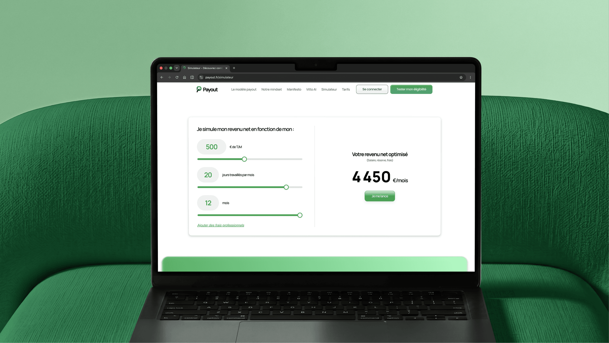 Payout — site web